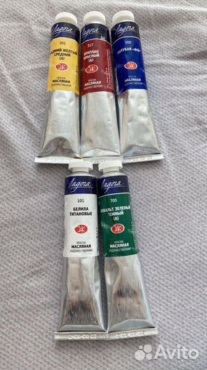 Масляные краски (ладога и мастер класс)