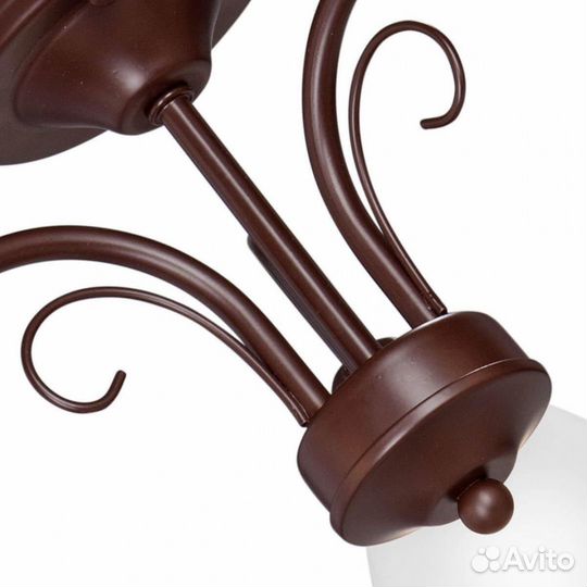 Люстра металл и пластик классика