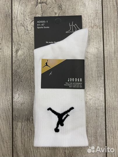 Носки Nike Air Jordan и The North Face