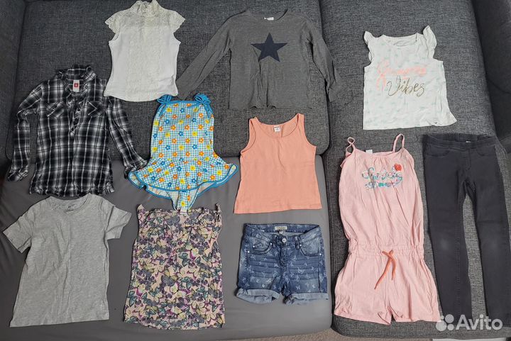 Одежда для девочки 7-8 лет. Размер 122-128