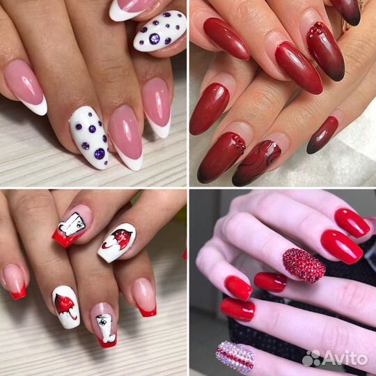 Маникюр, педикюр, наращивание ногтей, ресниц