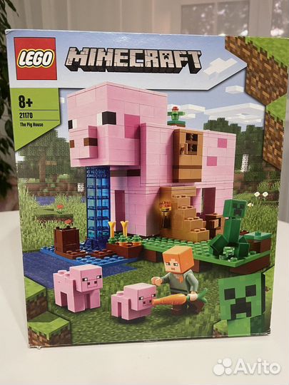 Lego minecraft 21170, Дом свиньи, оригинал