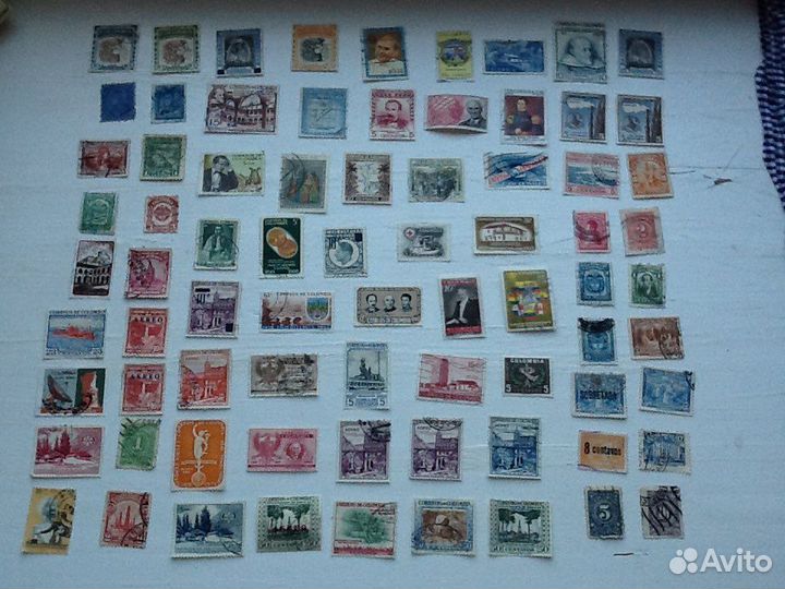 Марки гашеные Фауна Флора Техника Искусство