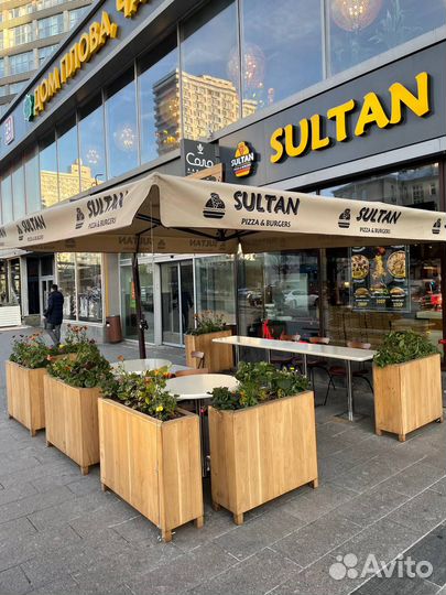 Зонт для пляжа. Центральный зонт. Зонт уличный