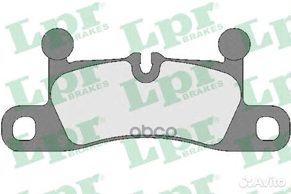 Колодки тормозные дисковые 05P1755 Lpr