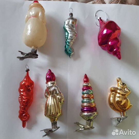 Елочные игрушки СССР