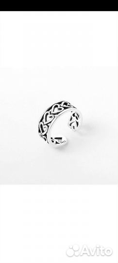 Кольцо с сердцем