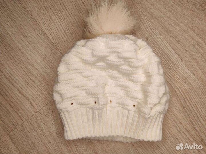 Шапка зимняя с помпоном