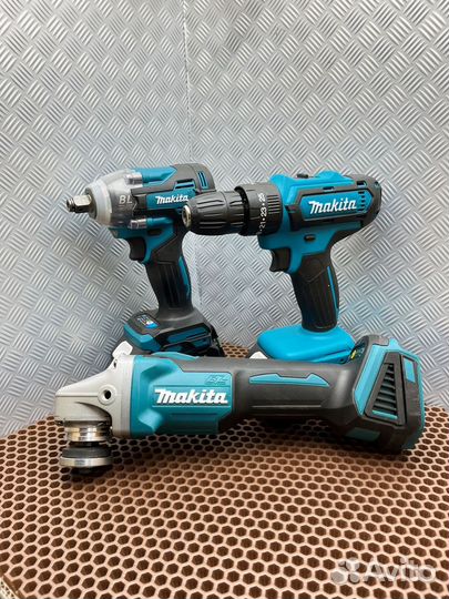Makita 3в 1 набор электроинструментов