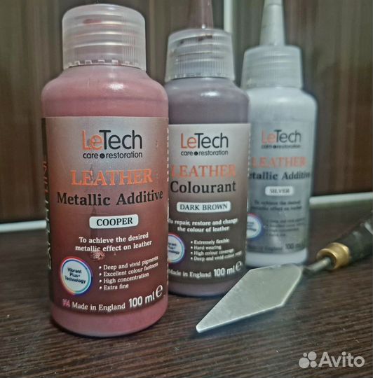 Средства для покраски кожаных изделий LeTech