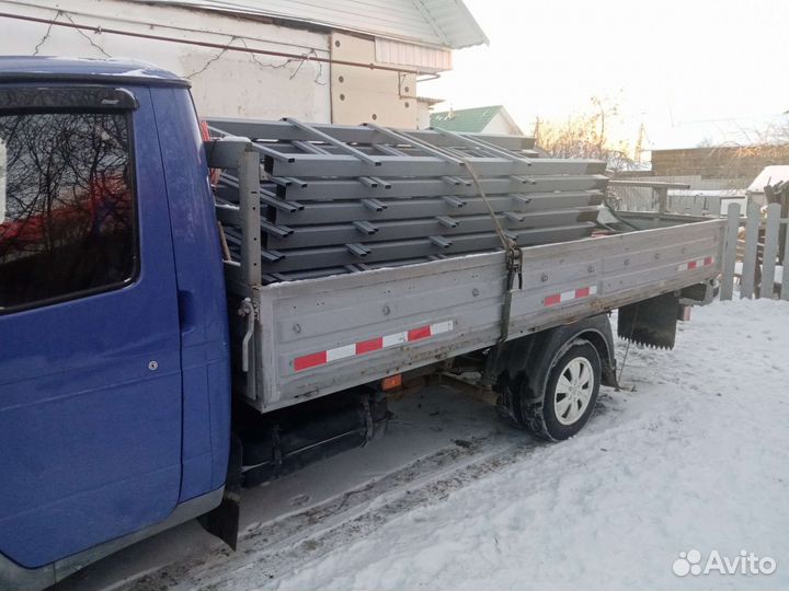 Грузоперевозки газель открытый борт до 6 метров