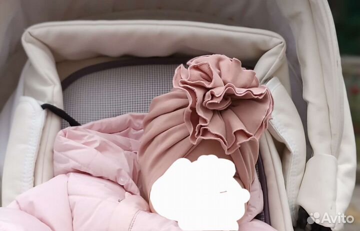 Чалма шапочка для девочки 6-9 мес