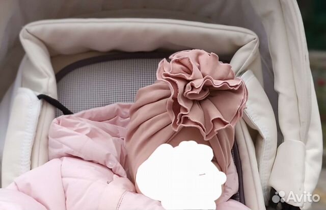 Чалма шапочка для девочки 6-9 мес