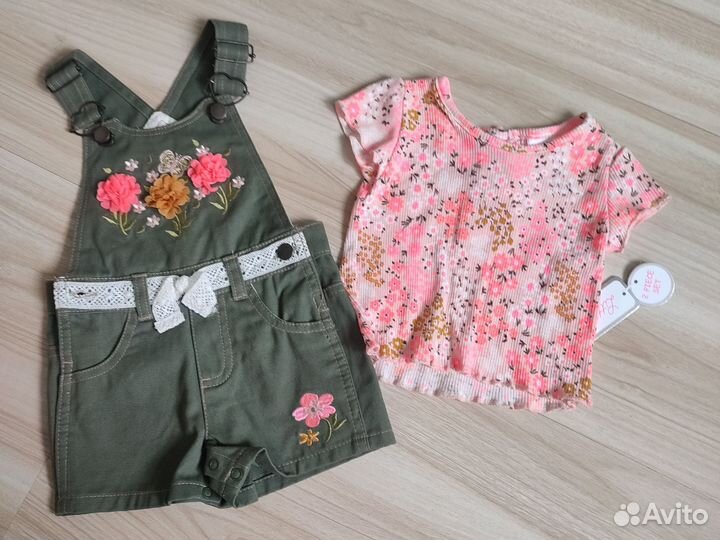 Летний комплект для девочки 76 80