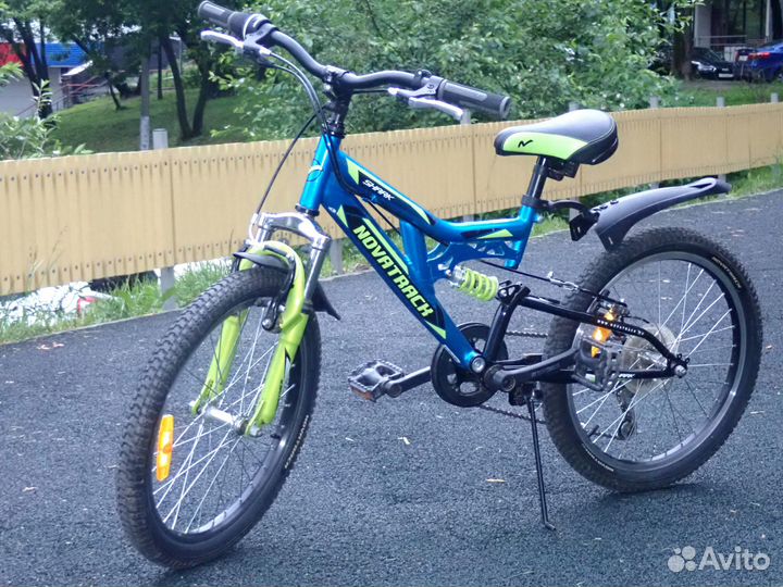 Велосипед детский novatrack 6 скоростей амортизато