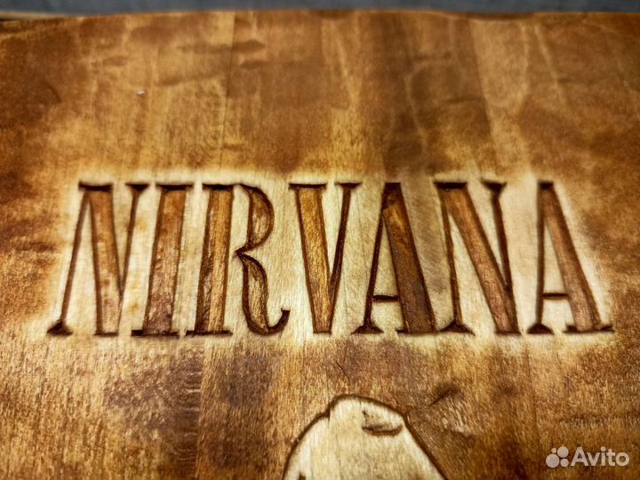 Панно из дерева nirvana