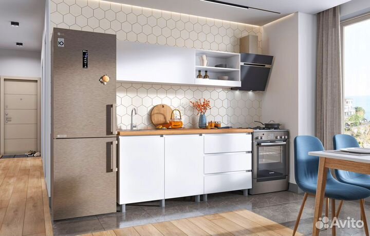 Цена за всю кухню. Кухня Хелен 1,7м белая