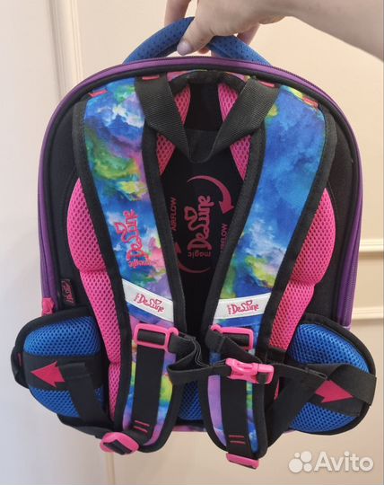 Ранец DeLune(ранец, пенал, мешок для обуви, мишка)