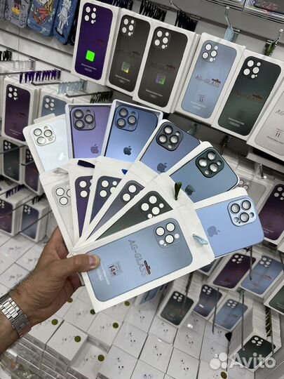 Чехол на iPhone Sapphire lens AG-glass