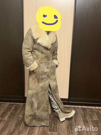 Дубленка натуральная женская размер 42-44