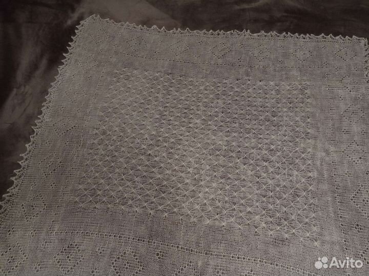 Оренбургский пуховый платок Паутинка