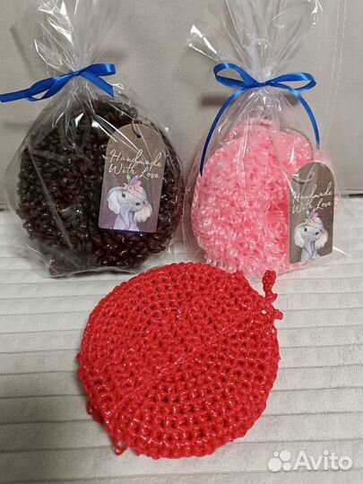 Мочалка ручной работы