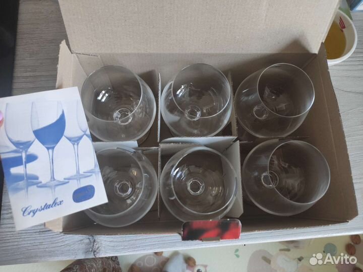 Новый набор коньячных бокалов