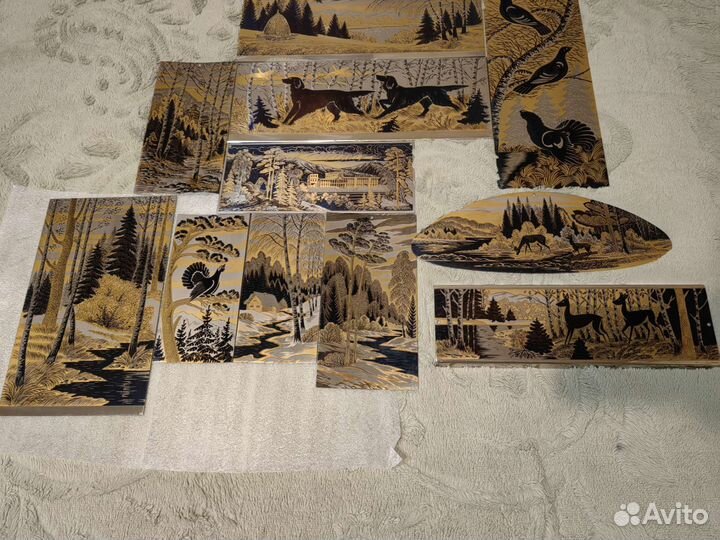 Златоустовская гравюра 11шт
