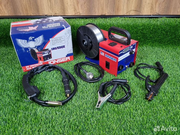 Сварочный аппарат jonser 180/5 DQX с проволокой