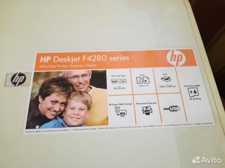 Мфу принтер +сканер+копир. HP deskjet F4280