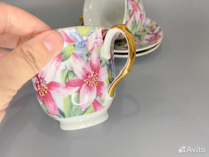 Новый чайный сервиз 4 предмета