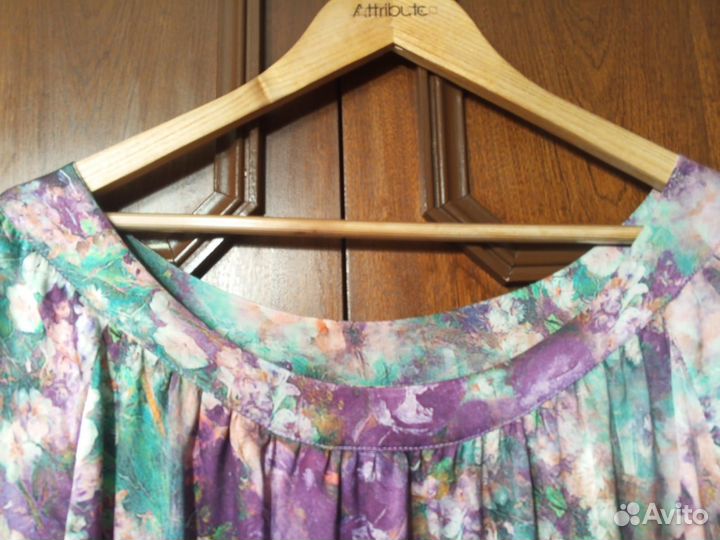 Блузка из натурального атласа