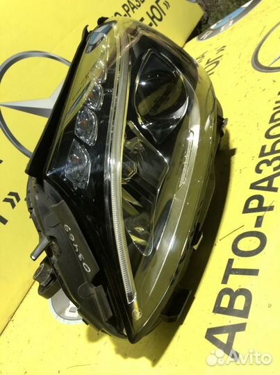 Мерседес W205 C205 Фара левая 1 линза