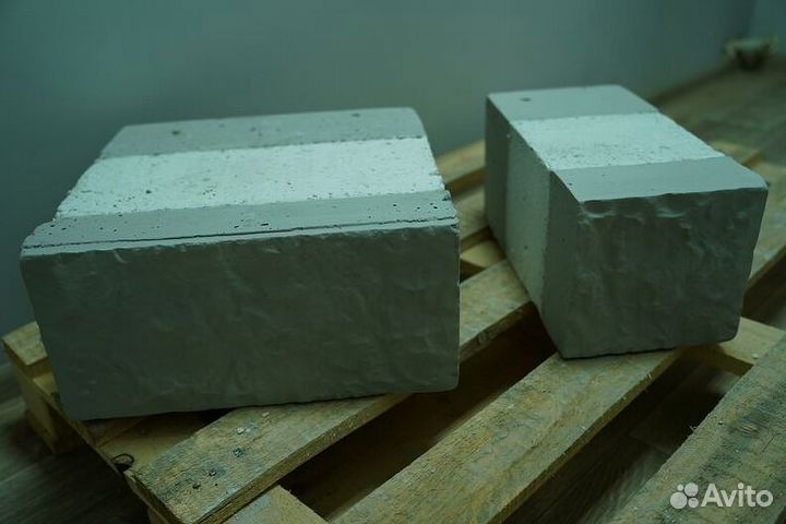 Теплоблок с облицовкой из бетона