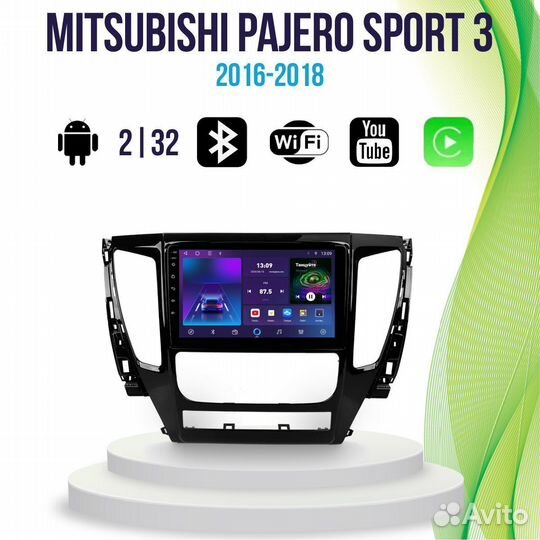 Магнитола Mitsubishi Pajero Sport 3 CT232m