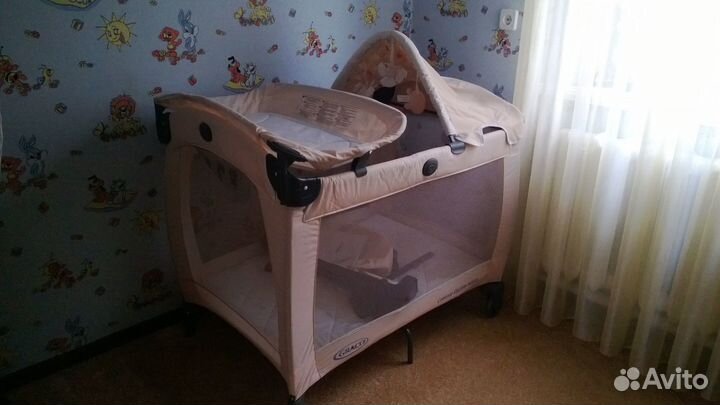 Детская кровать манеж graco