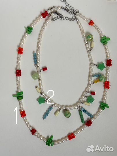 Чокер из натуральных камней колье украшение