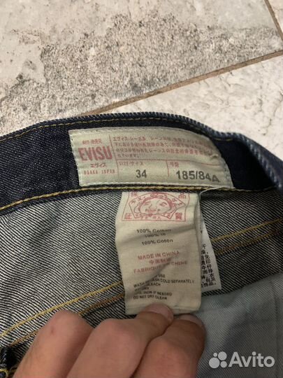 Джинсовые шорты evisu (оригинал)