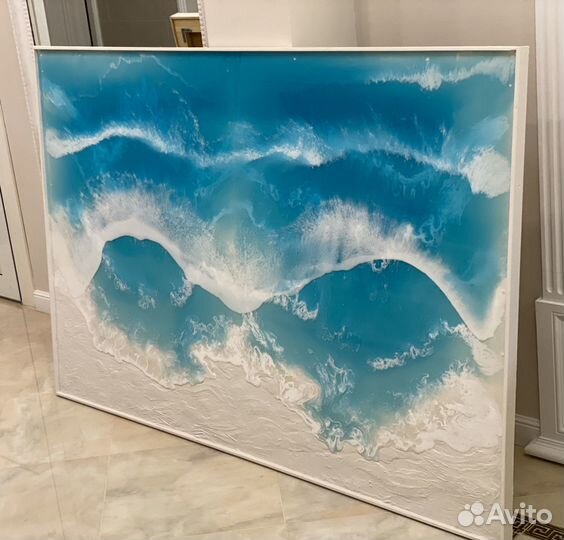 Картина Море эпоксидная смола