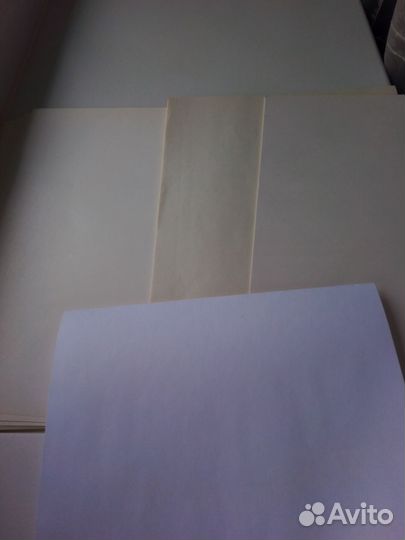 Старая писчая бумага СССР А4 + глянцевая