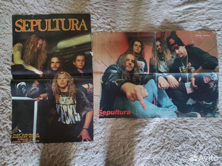 Плакаты их 2000 х Sepultura, Shakira и другие