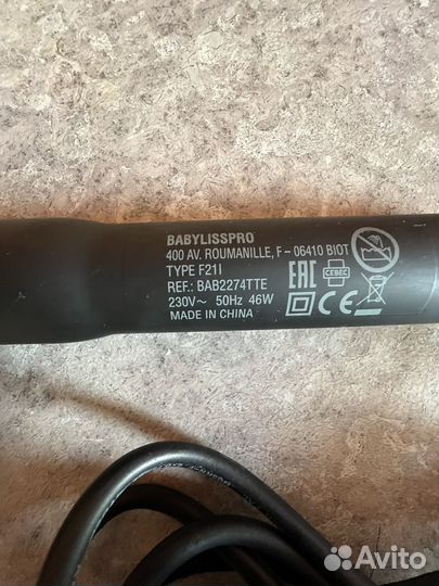 Babyliss titanium tourmaline щипцы 32 мм