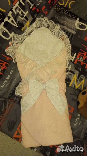 Конверт на выписку для девочки весна