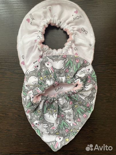 Нагрудник для кормления слюнявчик