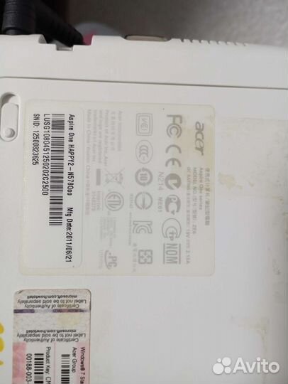 Acer aspire one happy 2-N578Qoo