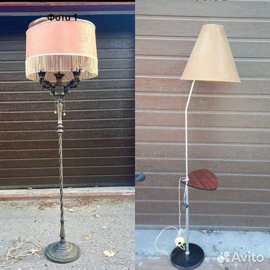 Торшер винтажный Рябинушка времен СССР