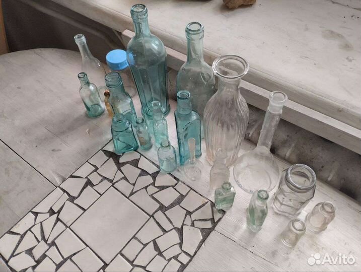 Старинные бутылки