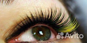 Наращивание ресниц, моделирование, покраска бровей