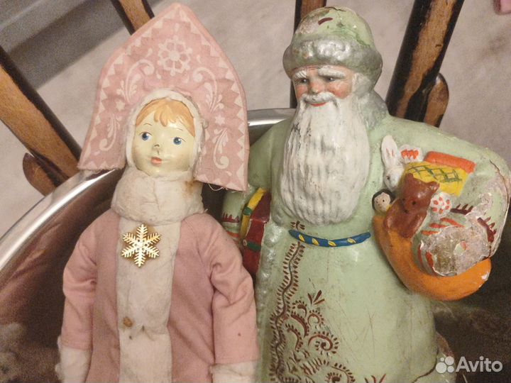 Дед Мороз СССР снеговик пингвин медведь сова сани