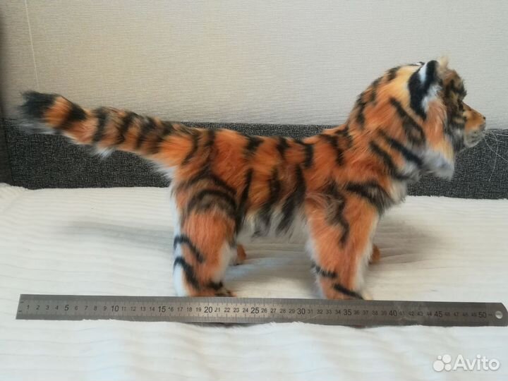 Тигренок реалистичная подвижная игрушка